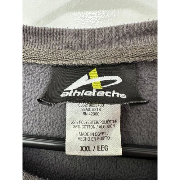 Athletech men’s size 2x-large gray crew neck sweater - Picture 6 of 12